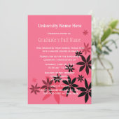 ピンクフローラ卒業式（招集） 招待状 (スタンド正面)