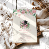 ピンクフローラ卒業 招待状