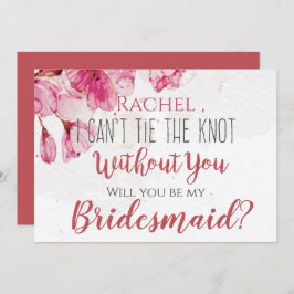 ピンクフローラ君なしでは結べない 招待状