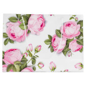 ピンクフローラ大抱き枕 ラージペーパーバッグ (裏面)