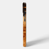 ピンクフローラ女性のカーボーイカウボーイハットブラウンコーヒド Case-Mate iPhoneケース (裏面 / 左)