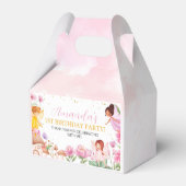 ピンクフローラ妖精ガール誕生日お気に入りボックス フェイバーボックス (裏面サイド)