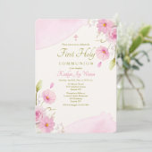 ピンクフローラ宗教招待状 招待状 (スタンド正面)