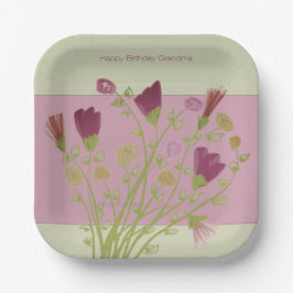 ピンクフローラ広場 ペーパープレート