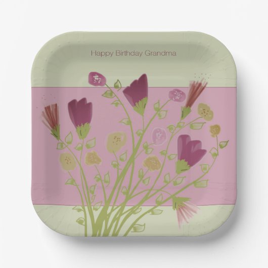 ピンクフローラ広場 ペーパープレート (正面)