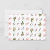 ピンクフローラ恋しく思小1歳 サンキューカード (裏面)