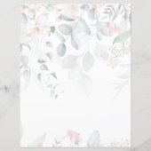 ピンクフローラ感謝ジャーナル紙シート (裏面)