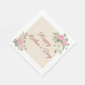 ピンクフローラ教会マザーズデイブランチ スタンダードランチョンナプキン (角)