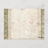 ピンクフローラ日本さくらんぼ花春の結婚式 ポストカード (裏面)