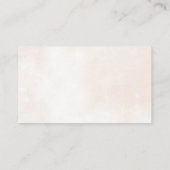 ピンクフローラ春ベビーシャワーおむつラッフル エンクロージャーカード (裏面)