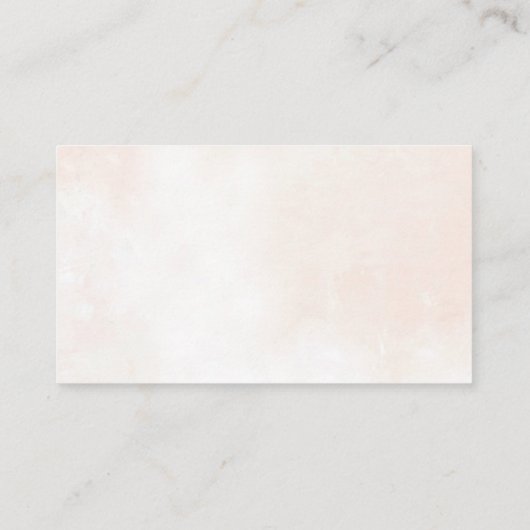 ピンクフローラ春ベビーシャワーおむつラッフル エンクロージャーカード (裏面)