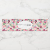 ピンクフローラ春花 ペットボトルラベル (シングルラベル)