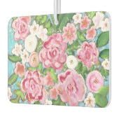 ピンクフローラ春開花エアーフレッシュナー カーエアーフレッシュナー (左)