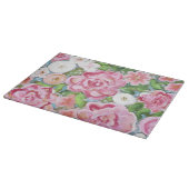 ピンクフローラ春開花キッチン カッティングボード (角)