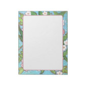 ピンクフローラ春開花メモ帳 ノートパッド (回転)