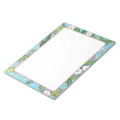 ピンクフローラ春開花メモ帳 ノートパッド (アングル)