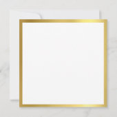 ピンクフローラ書道ブライダルシャワー招待 招待状 (裏面)