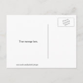 ピンクフローラ有難はがき ポストカード (裏面)