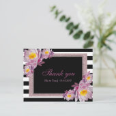 ピンクフローラ有難はがき ポストカード (スタンド正面)