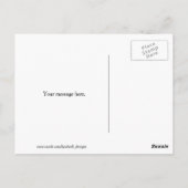 ピンクフローラ有難はがき ポストカード (裏面)