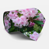 ピンクフローラ植物性メンズタイ ネクタイ (ロール)
