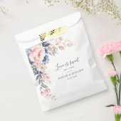 ピンクフローラ植物結婚披露宴 フェイバーバッグ (封をした状態)
