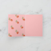 ピンクフローラ母の日 カード (内部)