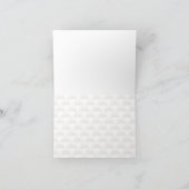 ピンクフローラ水彩サンキューカード サンキューカード (内部)