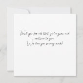 ピンクフローラ水彩母の日カード カード (裏面)