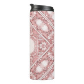 ピンクフローラ熱タンブラー タンブラー (回転右)