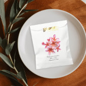 ピンクフローラ熱帯プルメリア結婚ズ抱き枕 フェイバーバッグ