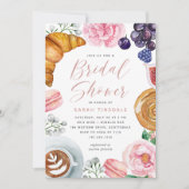 ピンクフローラ牡丹ブライダルシャワーブランチ 招待状 (正面)