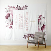 ピンクフローラ第1聖体写真背景 タペストリー (インサイチュ(横))