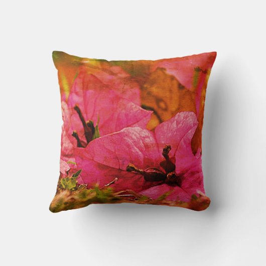 ピンクフローラ箴言31キリスト教の母 クッション (裏面)