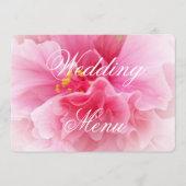 ピンクフローラ結婚デザイン メニュー (正面)