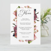 ピンクフローラ結婚ブーケのメニュー メニュー (スタンド正面)