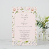 ピンクフローラ結婚中華料理プログラム (スタンド正面)