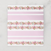 ピンクフローラ結婚座席表 プレイスカード (外部開封)