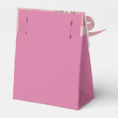 ピンクフローラ結婚式の引き出物箱 フェイバーボックス (裏面サイド)