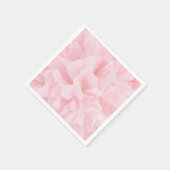 ピンクフローラ結婚抽象芸術 スタンダードカクテルナプキン (角)