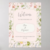 ピンクフローラ結婚Chinoiserie's ポスター (正面)