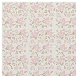 ピンクフローラ織物 ファブリック