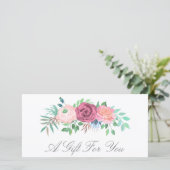 ピンクフローラ美しいサロンギフト券 (スタンド正面)