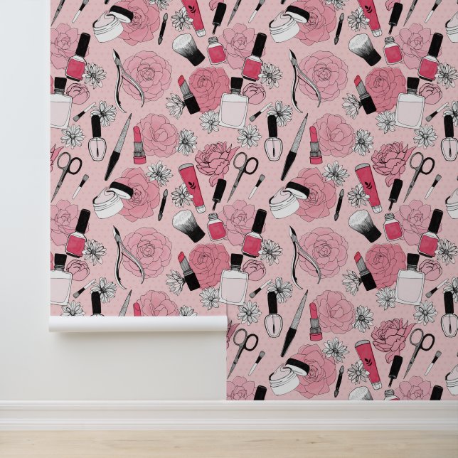 ピンクフローラ美しい製品パターン 壁紙 (アプリケーション)