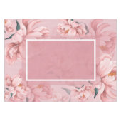 ピンクフローラ花柄テーブルクロス テーブルクロス (正面(横))