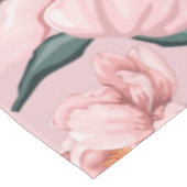 ピンクフローラ花柄テーブルクロス テーブルクロス (アングル)