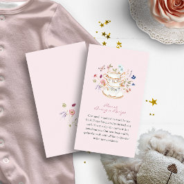 ピンクフローラ茶 エンクロージャーカード