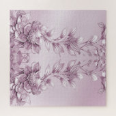 ピンクフローラ葉ジグソーパズル ジグソーパズル (横)