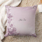 ピンクフローラ葉装飾用クッション クッション (ブランケット)