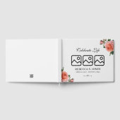 ピンクフローラ葬式ゲストブック ゲストブック (全面)